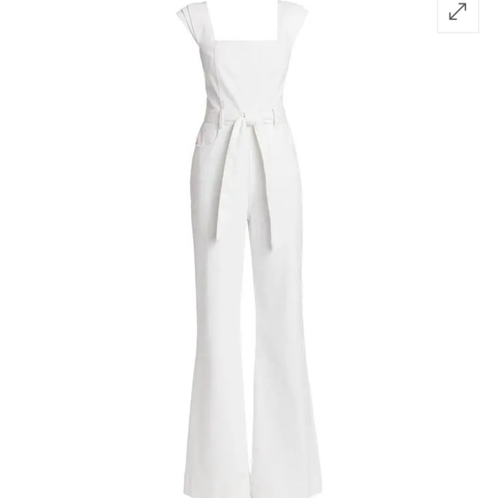 EUC Alice + Olivia Vintage Sugar Capsleeve Jumpsuit 25